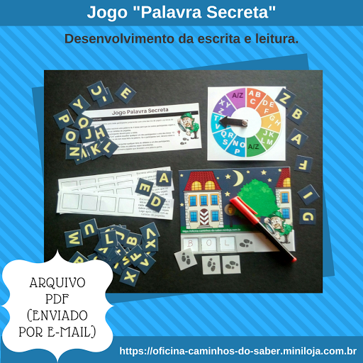 Jogo das palavras Alfabetização EM PDF